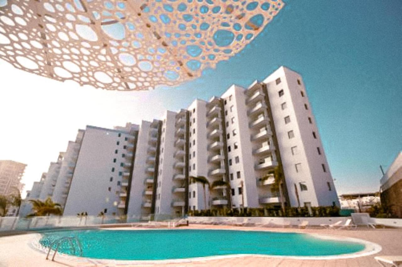 Ocean Garden, Ac, Sun Terrace, Heated Pool, Parking, Pp901 Leilighet Costa Adeje  Eksteriør bilde
