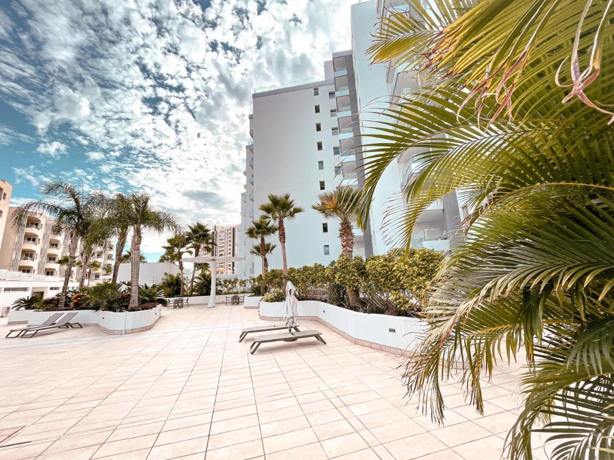 Ocean Garden, Ac, Sun Terrace, Heated Pool, Parking, Pp901 Leilighet Costa Adeje  Eksteriør bilde